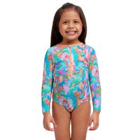 Funkita Toddler Girls Birdsville Sun Cover One Piece Swimwear, Toddler Girls One Piece Swimwear
