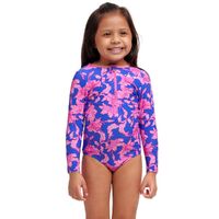 Funkita Perfect Petal Toddler Girls Sun Cover One Piece Swimwear, Toddler Girls One Piece Swimwear