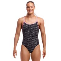 Funkita Women's Summer Fish Diamond Secure One Piece Swimwear, Women's Swimsuit