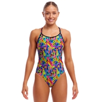 Funkita Women's Colour Funk Diamond Secure One Piece Swimwear, Women's Swimsuit