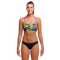 Funkita Women's Sloth Slumber Sports Bikini Two Piece Swimwear