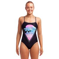 Funkita Women's Dolph Lundgren Single Strap One Piece Swimwear, Women's Swimsuit