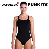 Funkita Still Black Diamond Back One Piece Women's Swimwear