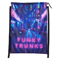 Funky Cyber City Mesh Swim Bag, Mesh Swimming Bag, Training Swimming Bag