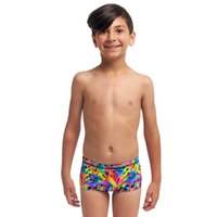 Funky Trunks Toddler Boys Colour Funk ECO Swimming Trunks, Boys Swimwear