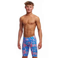 Funky Trunks Boys Bundjalung Blue Eco Training Jammer Swimwear, Boys Swimsuit