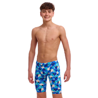 Funky Trunks Boys Tetra Tonic Eco Training Jammer Swimwear, Boys Swimsuit