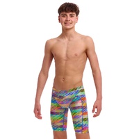 Funky Trunks Boys Static Stack Eco Training Jammer Swimwear, Boys Swimsuit