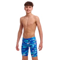 Funky Trunks Boys Pace Racer Eco Training Jammer Swimwear, Boys Swimsuit