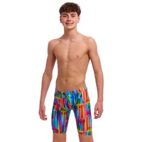 Funky Trunks Boys The Glitch Eco Training Jammer Swimwear, Boys Swimsuit