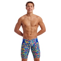 Funky Trunks Men's Choppy Waters ECO Training Jammers, Swimming Jammer