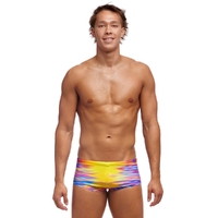 Funky Trunks Men's Darkinjung Sunset ECO Sidewinder Trunk Swimwear, Men's Swimsuit