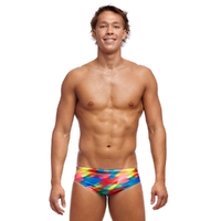 Funky Trunks Men's Stroked ECO Classic Brief Swimwear, Men's Swimsuit