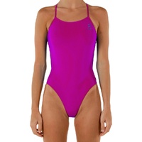 Engine Women's Santorini Bold Logo Magenta One Piece Swimwear