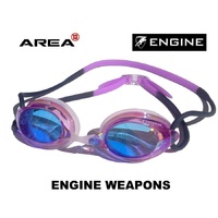 Engine Weapon Fishtail Purple Swimming Goggles, Swimming Goggle