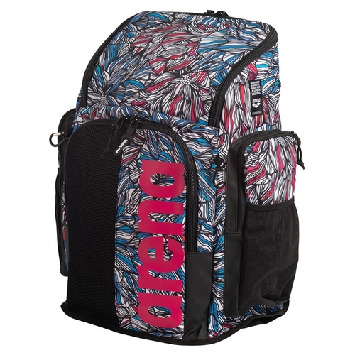 Arena Spiky III Backpack 45 Allover -124 Dahlia, Team Backpack, Swimming Backpack