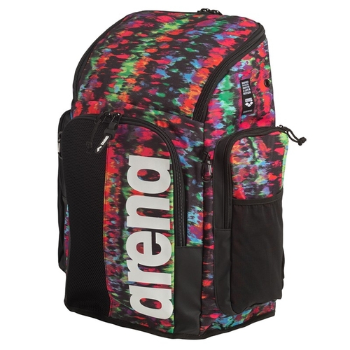 Arena Spiky III Backpack 45 Allover -160 Tie Dye, Team Backpack, Swimming Backpack