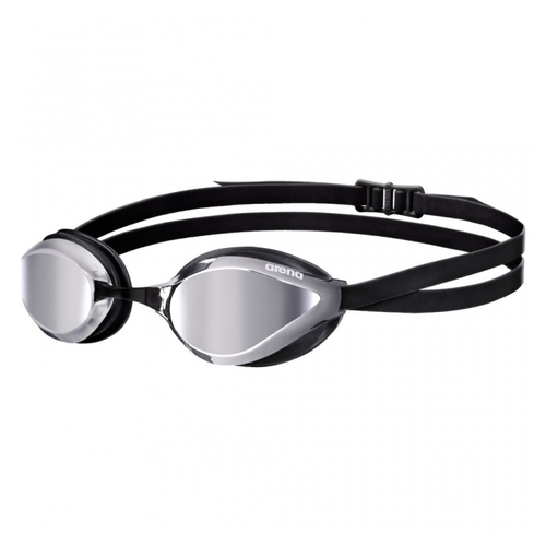 Arena Python Mirror Swimming Goggles, Silver, Black - Competitive Google