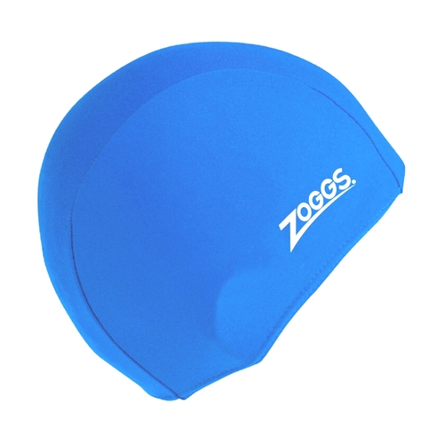 Zoggs Deluxe Stretch Swim Cap - Light Blue - Ultra soft & stretchy Spandex fabric