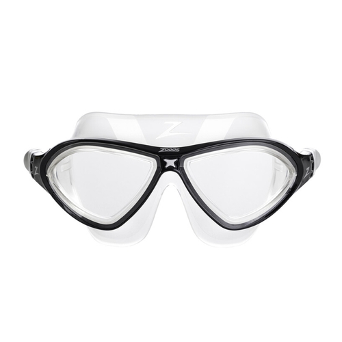 Zoggs Horizon Flex Mask Swimming Mask - Black & Clear, Clear Lens - Swimming Goggles