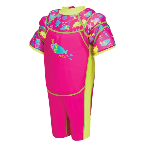 Zoggs Sea Queen Water Wings Swimming Float suit - Children's Learn To Swim Suit [Size: 1 - 2 Years]