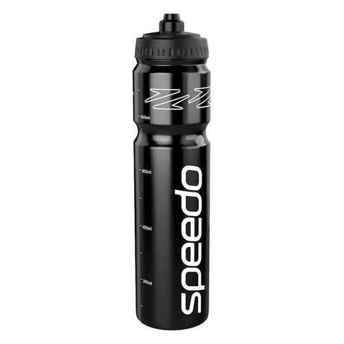 Speedo Water Bottle 1 Litre, Black Sports Water Bottle