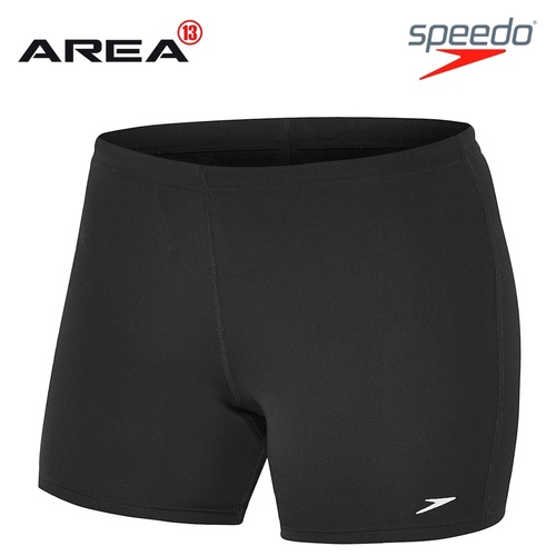 Speedo Women's Sport Shorts, Women's Black Swim Short [Size: 8]