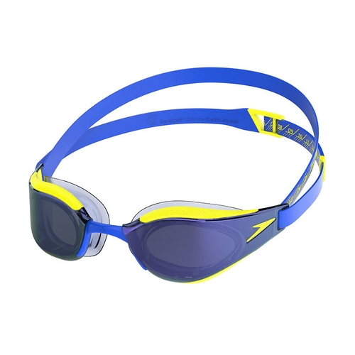 Speedo Fastskin Hyper Elite Mirror Swimming Goggles, Deep Royal / Cobalt / Iris Mirror Racing Goggles