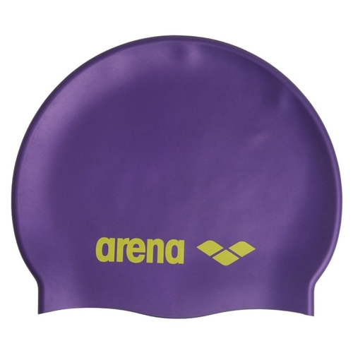 Arena Classic Silicone Swim Cap Violet, Swimming Cap, Silicone Swim Cap