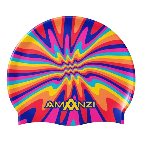 Amanzi Sundance Swim Cap, Silicone Swim Cap