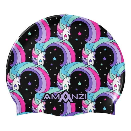 Amanzi Starlight Swim Cap, Silicone Swim Cap