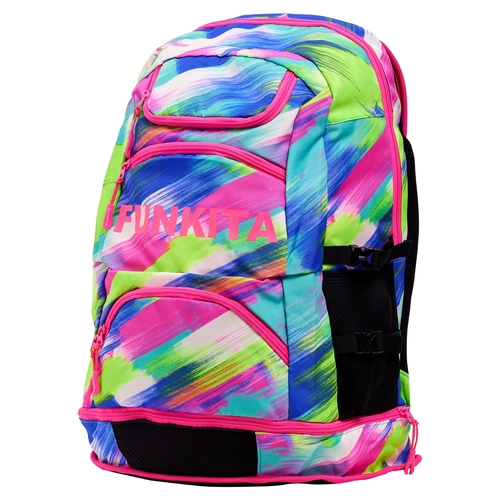 Funkita Streaky Strokes Swimming Elite Squad Backpack, Swim Training Backpack, Sports Backpack, Swim Bag