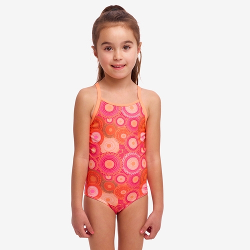 Funkita Ahelhe ECO Toddler Girls Printed One Piece Swimwear, Toddler Girls One Piece Swimwear [Size: 4]