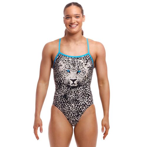 Funkita White Walker ECO Single Strap One Piece Women's Swimwear, Ladies Swimsuit [Size: 8]