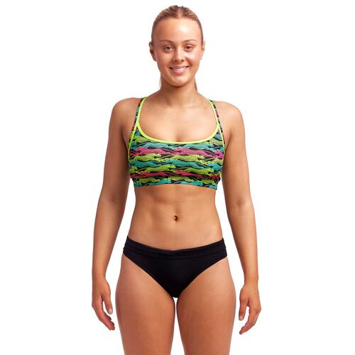 Funkita Women's Speed Cheat Sports Bikini Two Piece Swimwear [Size: 8]