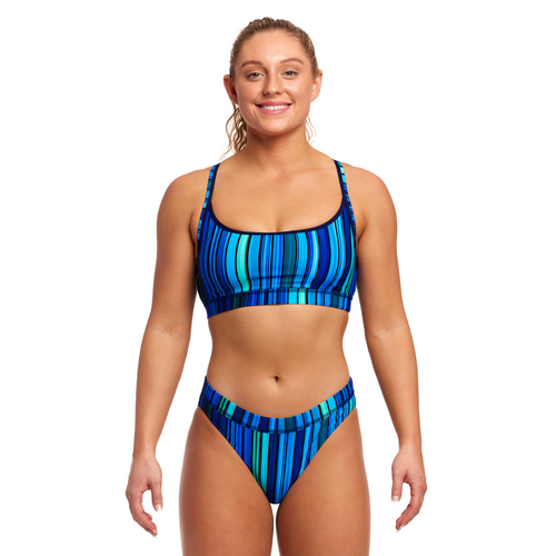 Funkita Women's Beam Bars Sports Bikini Two Piece Swimwear [Size: 8]