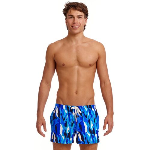 Funky Trunks Men's Chaz Micheal Shorty Shorts Short Swimwear, Men's Swimsuit [Size: XS]