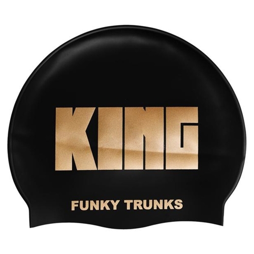 Funky Trunks Crown Jewels Swim Cap, Swimming Cap, Silicone Swim Cap, Swimming gear