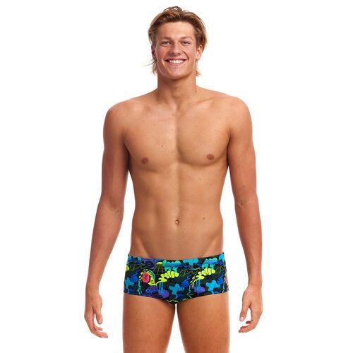 Funky Trunks Men's Poppy Long Classic Trunk, Swimwear Classic Trunk Men's Swimwear [Size: XS]