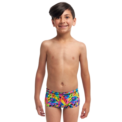 Funky Trunks Toddler Boys Colour Funk ECO Swimming Trunks, Boys Swimwear [Size: 2]