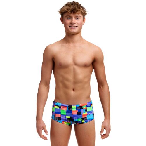 Funky Trunks Boys Chip Set Sidewinder Trunks Swimwear, Boys Swimwear [Size: 8]