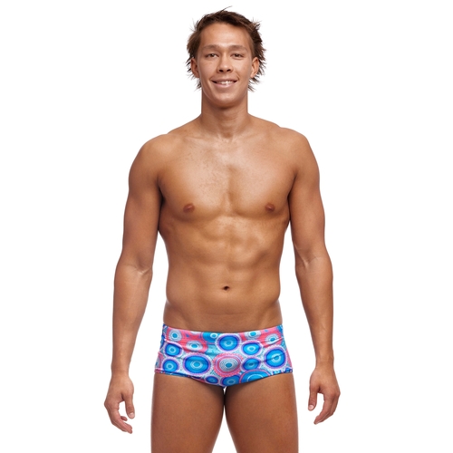 Funky Trunks Men's Bundjalung Blue ECO Sidewinder Trunk Swimwear, Men's Swimsuit [Size: 30]