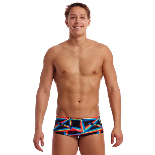 Funky Trunks Men's Pocket Rocket ECO Sidewinder Trunk Swimwear, Men's Swimsuit [Size: 34]