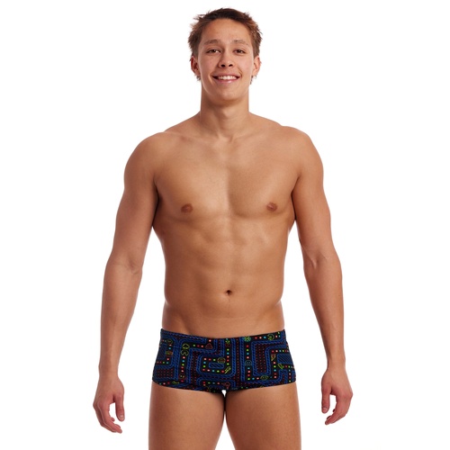 Funky Trunks Men's Chomp Chomp ECO Sidewinder Trunk Swimwear, Men's Swimsuit [Size: 30]