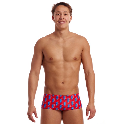 Funky Trunks Men's Hot Volt ECO Sidewinder Trunk Swimwear, Men's Swimsuit [Size: 30]