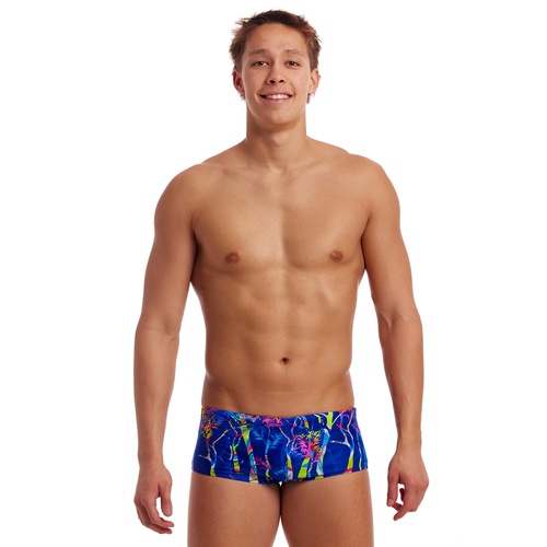 Funky Trunks Men's Dammed ECO Sidewinder Trunk Swimwear, Men's Swimsuit [Size: 32]