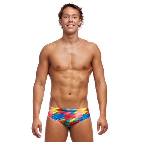 Funky Trunks Men's Stroked ECO Classic Brief Swimwear, Men's Swimsuit [Size: 30]