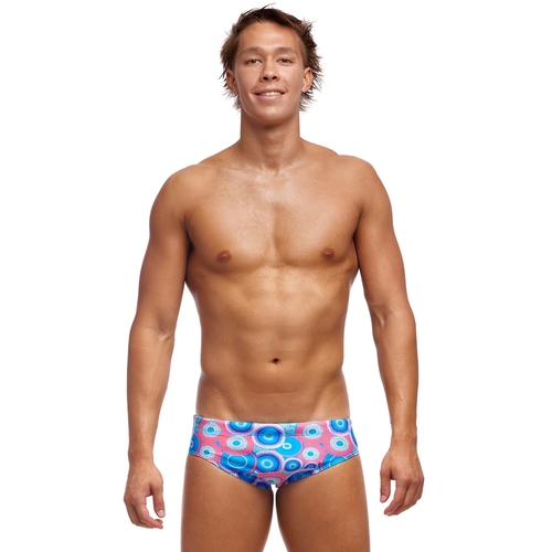 Funky Trunks Men's Bundjalung Blue ECO Classic Brief Swimwear, Men's Swimsuit [Size: 30]