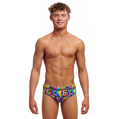 Funky Trunks Men's Colour Funk ECO Classic Brief Swimwear, Men's Swimsuit [Size: 30]