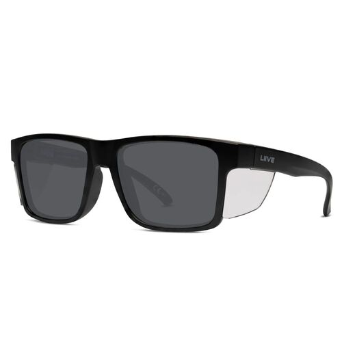Smith Lowdown Lifestyle Sunglasses Black Polarized Gray